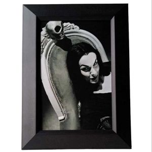 Rare Vintage Vampira rock metal Horror Queen beauty fashion gothic goth emo art